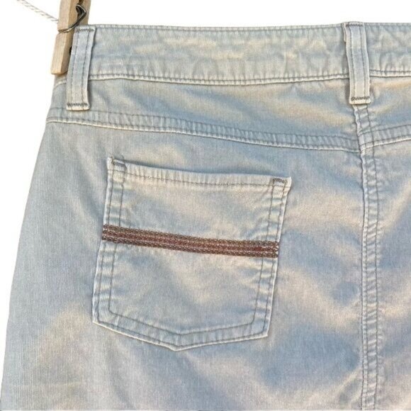Vintage Hurley Corduroy Kaki Tan Y2K Skirt Size 3 - Picture 12 of 12